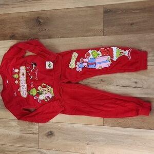 The Grinch Dr Seuss Sweatshirt And Sweatpants Set.
